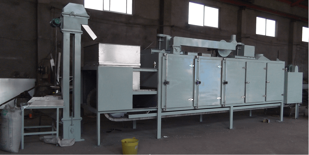 continuous chain plate tunnel oven